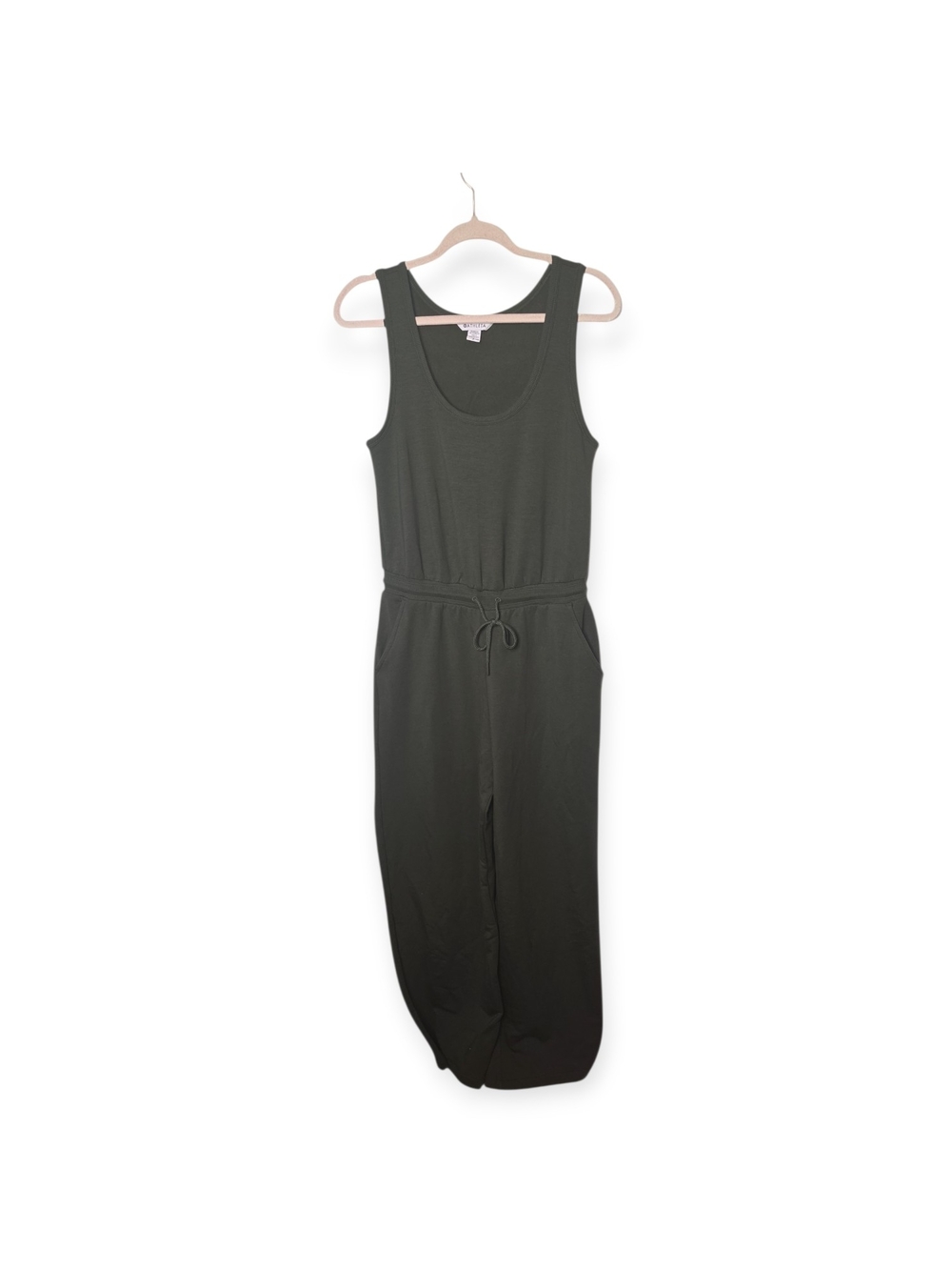Women's NWOT Athleta Coaster Luxe Jumpsuit in green, size small